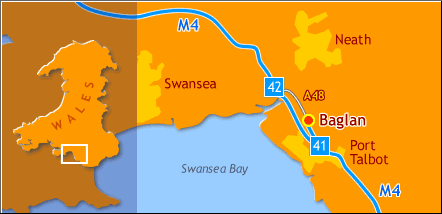 Location of Baglan