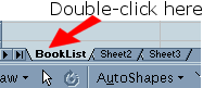 Rename worksheet label