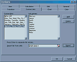 Custom Lists