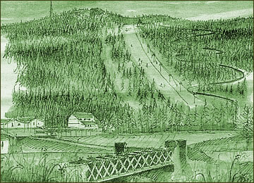 Artist's Impression of the Proposed Park in the Afan Valley