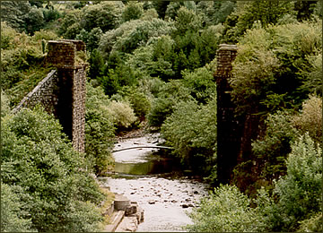 Former Iron Bridge at Pontrhydyfen