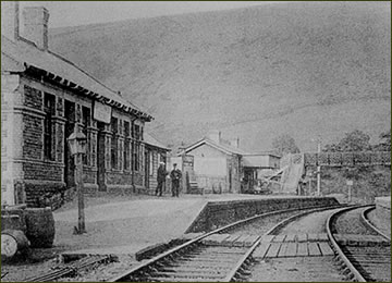 The Rhondda Swansea Bay Railway Station at Cymmer 1910