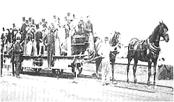 Horse drawn train