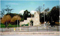 The entrance into Singleton Park, Swansea.