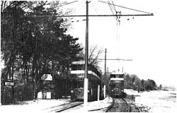 Mumbles Train arriving at the West Cross and Norton Road stations