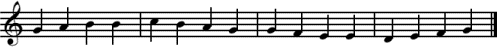 A 16 note tune based on the example above