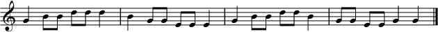 Melody with rhythm patterns