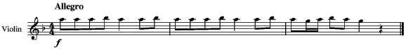 Music Example 1